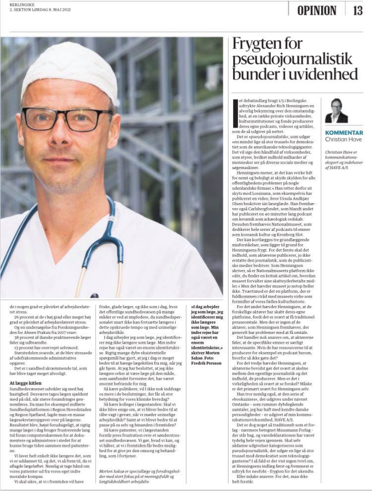 Når du stikker måsen frem, kan du risikere at få smæk